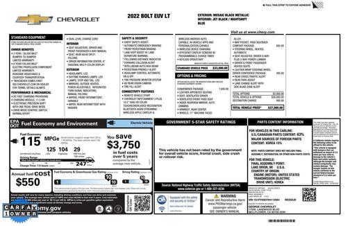 2022 Chevrolet Bolt EUV FWD LT