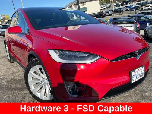 Red Multi-Coat 2017 Tesla Model X 75D