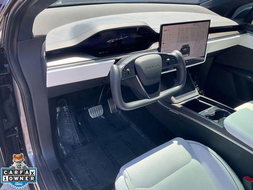 Midnight Silver Metallic 2022 Tesla Model X Plaid