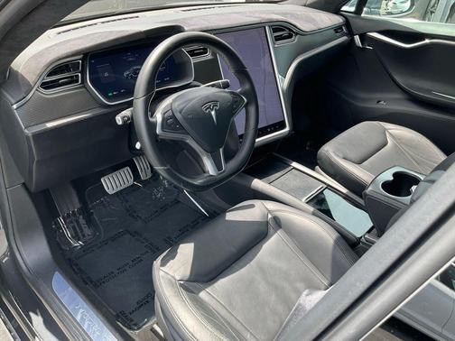 Gray Metallic 2015 Tesla Model S P90D
