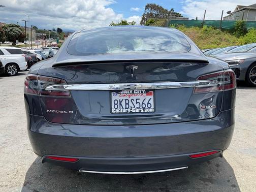 Gray Metallic 2015 Tesla Model S P90D