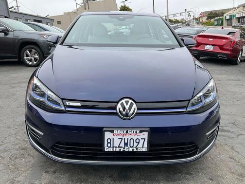 Atlantic Blue Metallic 2019 Volkswagen e-Golf SEL Premium