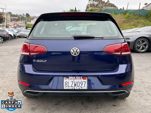 Atlantic Blue Metallic 2019 Volkswagen e-Golf SEL Premium