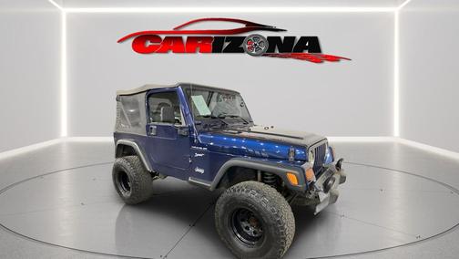 Patriot Blue Pearlcoat 2002 Jeep Wrangler Sport