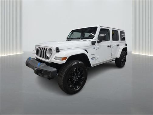 White 2024 Jeep Wrangler 4xe Sahara