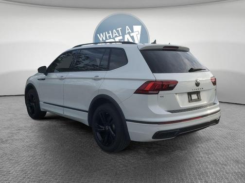 Opal White Pearl Effect 2024 Volkswagen Tiguan 2.0T SE R-Line Black