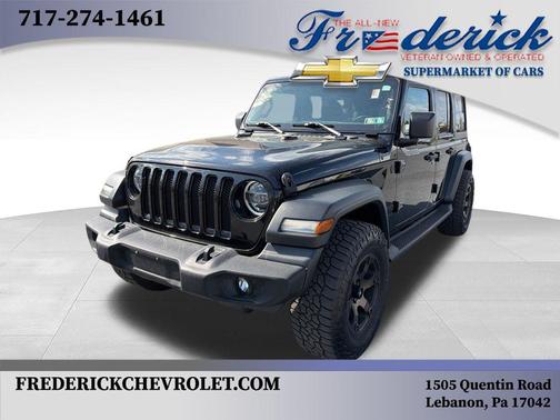 Black Clearcoat 2021 Jeep Wrangler Unlimited Sport Altitude