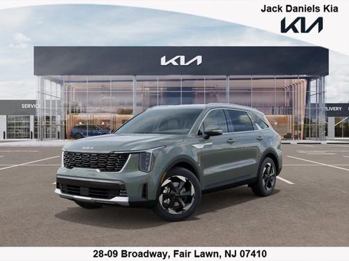 Cityscape Green 2025 Kia Sorento Plug-In Hybrid EX SUV