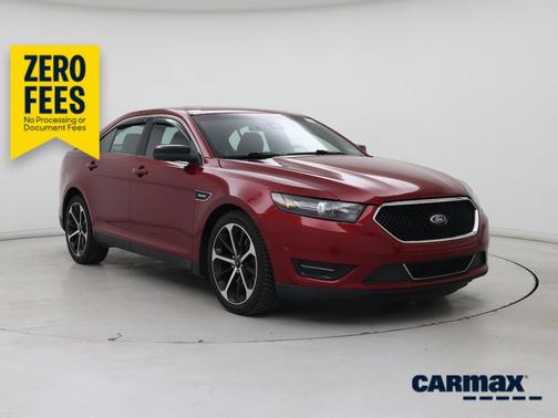 Red 2016 Ford Taurus SHO