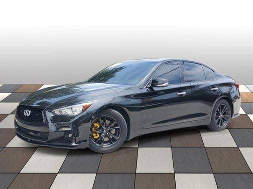 Midnight Black 2021 INFINITI Q50 3.0t SENSORY RWD