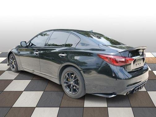 Midnight Black 2021 INFINITI Q50 3.0t SENSORY RWD
