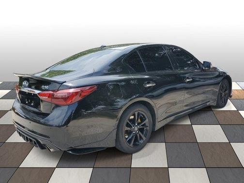 Midnight Black 2021 INFINITI Q50 3.0t SENSORY RWD
