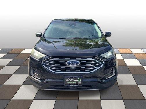 Agate Black Metallic 2022 Ford Edge Titanium AWD