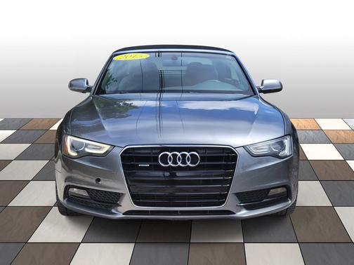 Monsoon Gray Metallic/Black Roof 2015 Audi A5 2dr Cabriolet Auto quattro 2.0T Premium