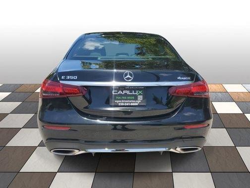 Black 2021 Mercedes-Benz E-Class E 350 4MATIC Sedan