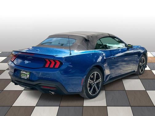 Atlas Blue Metallic 2024 Ford Mustang EcoBoost Premium Convertible