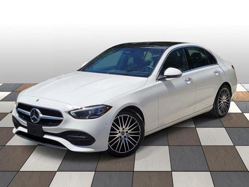 MANUFAKTUR Moonlight White Metallic 2024 Mercedes-Benz C-Class C 300 Sedan