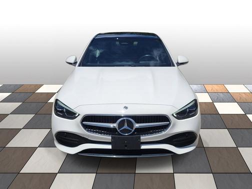 MANUFAKTUR Moonlight White Metallic 2024 Mercedes-Benz C-Class C 300 Sedan