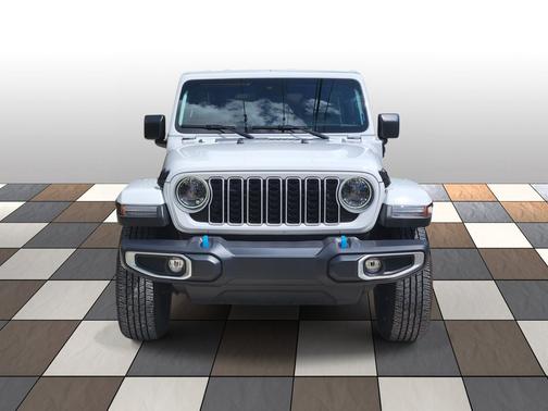 Bright White Clearcoat 2024 Jeep Wrangler 4xe Sahara 4x4