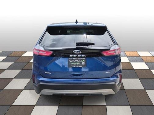 Atlas Blue Metallic 2023 Ford Edge SEL AWD