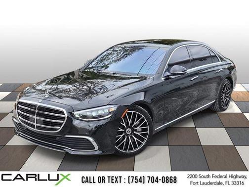 Black 2023 Mercedes-Benz S-Class 4MATIC