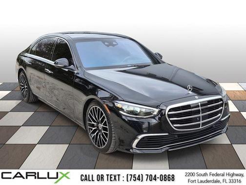 Black 2023 Mercedes-Benz S-Class 4MATIC