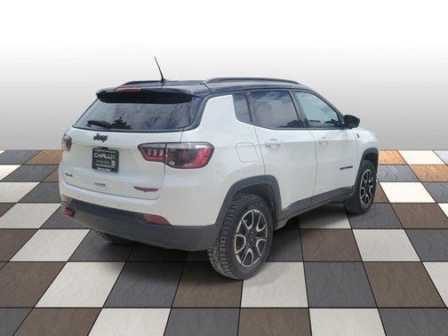 Bright White Clearcoat 2024 Jeep Compass Trailhawk 4x4