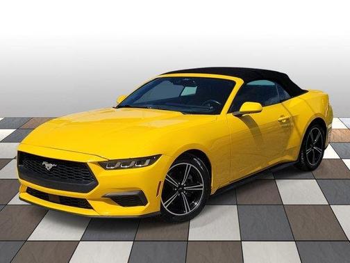 Yellow Splash Metallic Tri-coat 2024 Ford Mustang EcoBoost Premium Convertible
