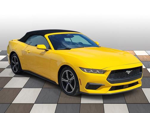 Yellow Splash Metallic Tri-coat 2024 Ford Mustang EcoBoost Premium Convertible