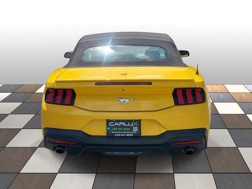 Yellow Splash Metallic Tri-coat 2024 Ford Mustang EcoBoost Premium Convertible