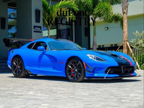Competition Blue 2017 Dodge Viper ACR