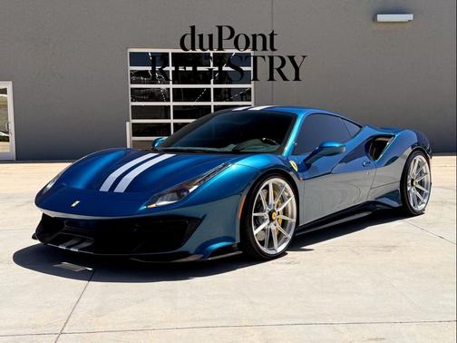 Abu Dhabi Blue 2020 Ferrari 488 Pista Base