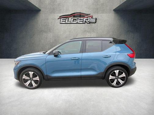 Fjord Blue Metallic 2023 Volvo XC40 Recharge Pure Electric Twin Plus