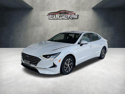Hyper White 2021 Hyundai SONATA Blue