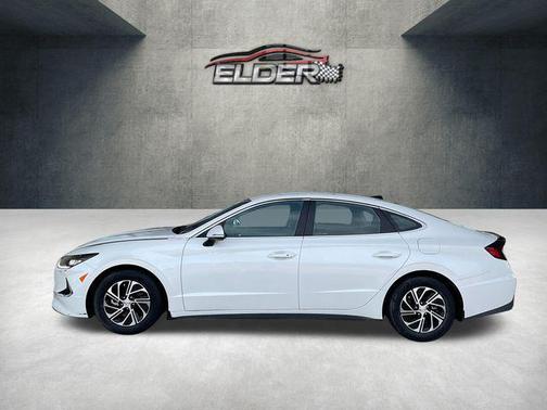 Hyper White 2021 Hyundai SONATA Blue