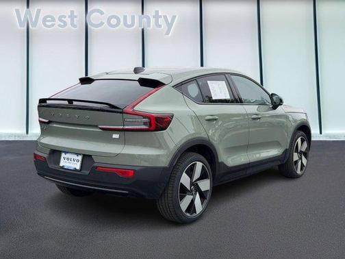 Sage Green 2023 Volvo C40 Recharge Pure Electric Twin Ultimate