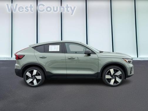 Sage Green 2023 Volvo C40 Recharge Pure Electric Twin Ultimate