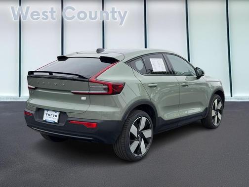 Sage Green 2023 Volvo C40 Recharge Pure Electric Twin Ultimate