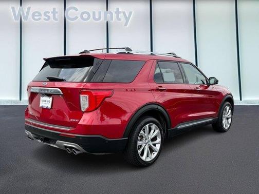 Red Tinted 2021 Ford Explorer Platinum