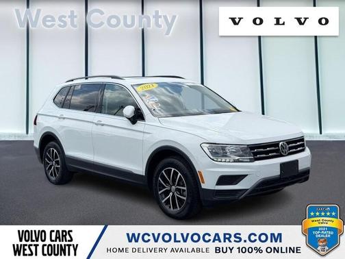 Pure White 2021 Volkswagen Tiguan 2.0T SE