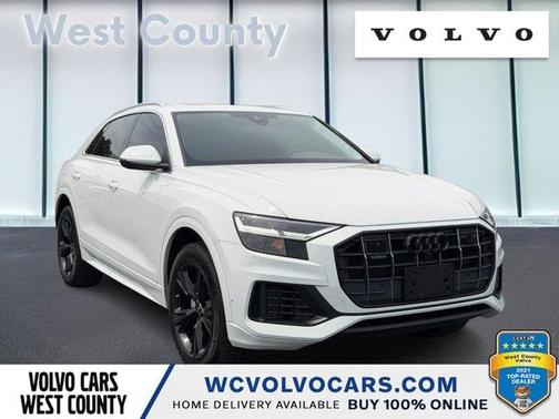 Carrara White 2022 Audi Q8 55 Premium