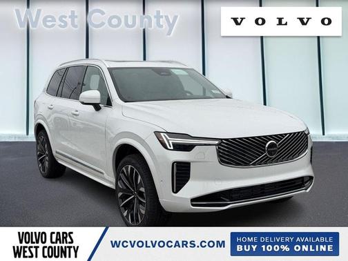 Crystal White Pearl 2026 Volvo XC90 Plug-In Hybrid T8 Plus 7-Seater