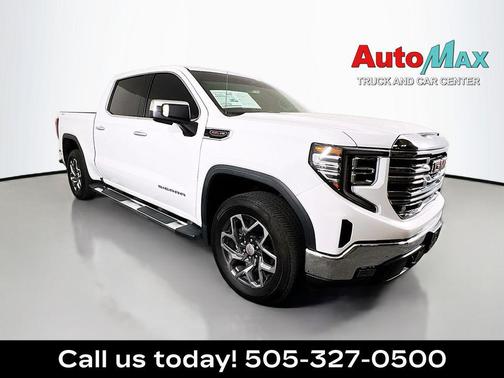 Summit White 2025 GMC Sierra 1500 SLT