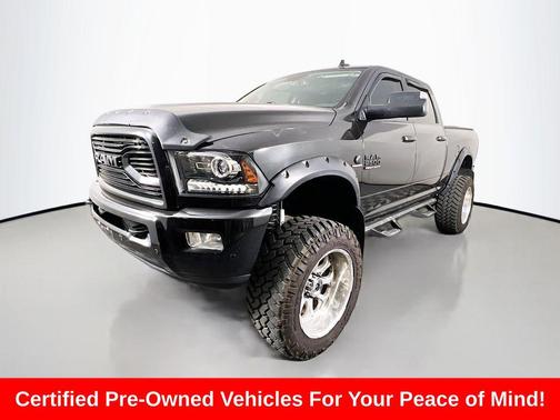Brilliant Black Crystal Pearlcoat 2018 RAM 2500 Laramie Crew Cab 4x4 6'4' Box