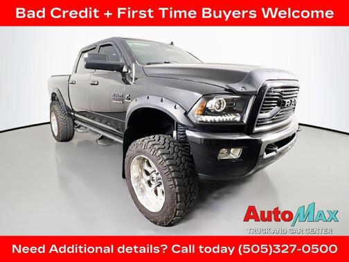 Brilliant Black Crystal Pearlcoat 2018 RAM 2500 Laramie Crew Cab 4x4 6'4' Box