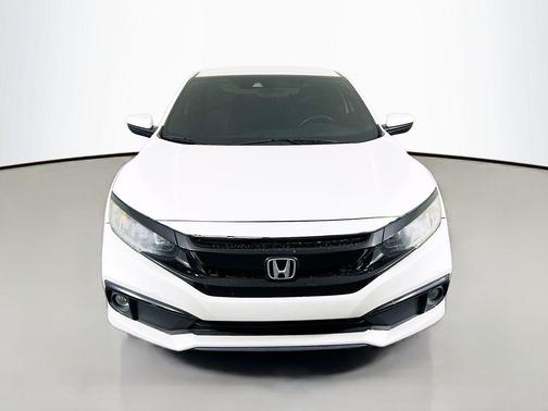 White Orchid Pearl 2019 Honda Civic Sport