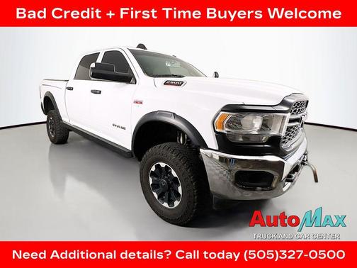 Bright White Clearcoat 2021 RAM 2500 Tradesman Crew Cab 4x4 6'4' Box