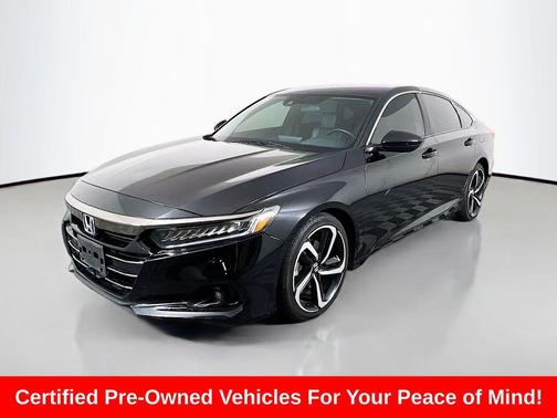 Crystal Black Pearl 2021 Honda Accord Sport 1.5T