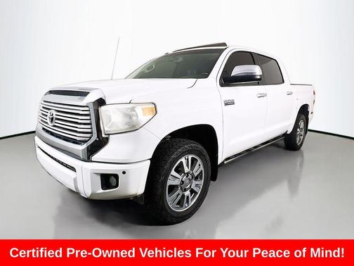 Super White 2015 Toyota Tundra Platinum
