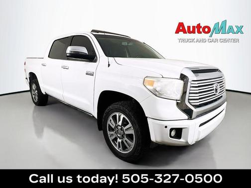 Super White 2015 Toyota Tundra Platinum
